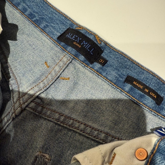 Alex Mill high-rise “Carla” jeans, vtg med wash - Picture 1 of 6
